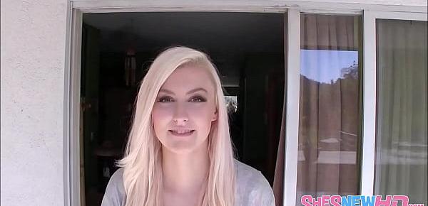  Blonde Teen Alexa Grace First Porn